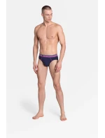 Pánské slipy Luxe 39022-MLC 2-dílná sada námořnická modrá a bobulová - Henderson