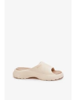 Dámské pěnové pantofle Big Star – béžové