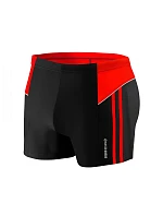 Plavecké boxerky 384 černo-červené - Sesto Senso
