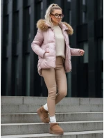 Dámská prošívaná zimní bunda SPARKLE pink FashionStreet TY5526
