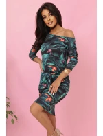 13-166 Sportovní šaty s kapsami a vázáním - 3D listy