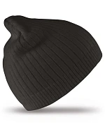 Result Headwear RC 074X Pletená žebrovaná čepice 28.074X black