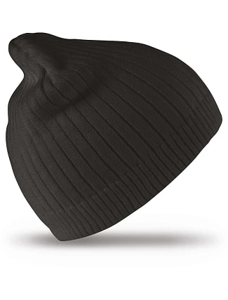 Result Headwear RC 074X Pletená žebrovaná čepice 28.074X black