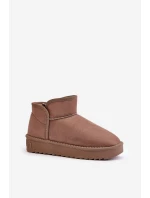 Dámské Sněhule Na Platformě D.Franklin DFSH370010 Taupe