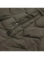 Dámská zimní bunda v army barvě s odepínací kapucí (16m9060-136) Dámská zimní bunda v army barvě s odepínací kapucí (16m9060-136)