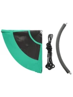 ZAHRADNÍ HOUPAČKA ČAPÍ HNÍZDO 110CM XXXL ZELENÁ