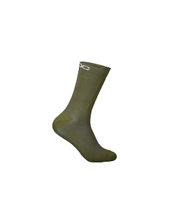 Cyklistické ponožky POC Lithe Mtb Sock Mid, zelené