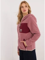 Mikina D20001M02671A3 tmavě růžová