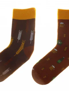 Obrázkové ponožky 80 Funny beer - Skarpol