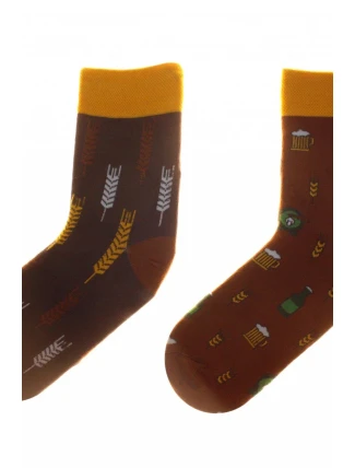 Obrázkové ponožky 80 Funny beer - Skarpol