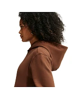 Dámská mikina Nike Studio Fleece Medium Weight, světle hnědá, IM8100 259 Dámská mikina Nike Studio Fleece Medium Weight, světle hnědá, IM8100 259