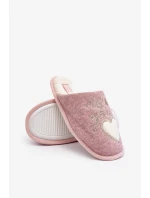 Dámské klasické zateplené pantofle Pink Mabira