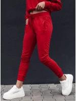 Dámské tepláky RELAX MODE červené FashionStreet UY2141