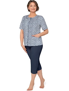 Pyžamo Martel Maria I 200 cr/r 3XL-4XL dámské rozepínací