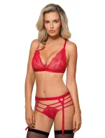 Podvazkový pás Cyria red - ROZA