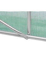 ZAHRADNÍ TUNEL 200x350x200 cm PE KONSTRUKCE ZELENÁ OCEL
