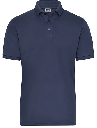 Daiber JN 1806 Pánské pracovní elastické bio polo - Solid 02.1806 navy Daiber JN 1806 Pánské pracovní elastické bio polo - Solid 02.1806 navy