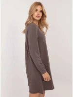 Šaty RV SK A 165.61 tmavě hnědé Šaty RV SK A 165.61 tmavě hnědé