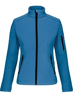 Kariban K 400 Dámská 3-vrstvá softshellová bunda 20.K400 aqua blue Kariban K 400 Dámská 3-vrstvá softshellová bunda 20.K400 aqua blue
