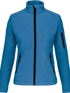 Kariban K 400 Dámská 3-vrstvá softshellová bunda 20.K400 aqua blue