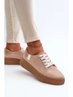 Dámské tenisky MEMORY FOAM SYSTEM BIG STAR NN276002 Hnědobéžové