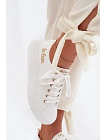 Platformové tenisky Lee Cooper LCW-26-44-4482 Bílé