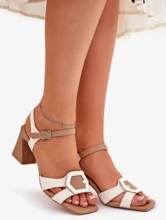 Sandály na podpatku  model 210692 Step in style