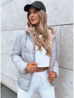 Dámská oboustranná péřová bunda VICTORIA SNUG šedá FashionStreet TY3696