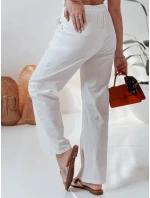 Dámské ležérní kalhoty s širokými nohavicemi BOHO DAY white FashionStreet UY2652