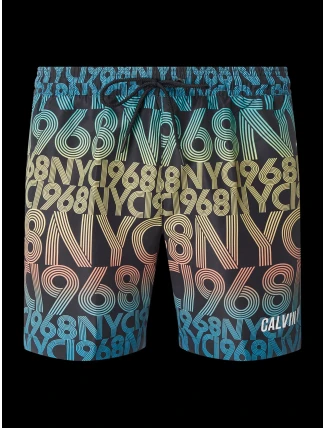Pánské plavecké šortky KM0KM00427-0GL vícebarevná - Calvin Klein