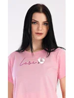 Dámská noční košile s krátkým rukávem I love you Dámská noční košile s krátkým rukávem I love you