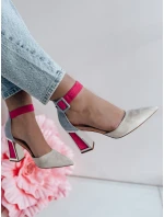 ELEHILL dámské lodičky na vysokém jehlovém podpatku béžové FashionStreet ZY0722