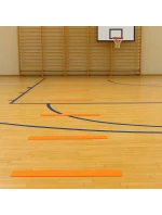 Ploché popisovače - pruhy 51x6cm 10ks jasně oranžové SMJ sport ZPP-O