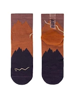 BUFF Merino Lightweight Quarter Socks 137792221 Hnědé 36–38