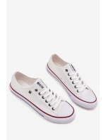 Pánské Nízké Textilní Tenisky Big Star DD174500 Bílé Pánské Nízké Textilní Tenisky Big Star DD174500 Bílé