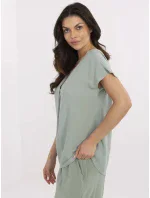 Halenka D73761M11171B pistáciová