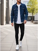 Pánská modrá džínová bunda FashionStreet TX4413