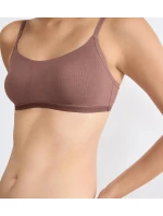 Dámský top GO Daily Cotton Top - BROWN - sv. hnědý 1141 - SLOGGI Dámský top GO Daily Cotton Top - BROWN - sv. hnědý 1141 - SLOGGI