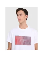 Pánské tričko s potiskem 4F 4FRAW25TTSHM3224-10S Pánské tričko s potiskem 4F 4FRAW25TTSHM3224-10S