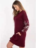 RV SK šaty A1064.95 burgundy RV SK šaty A1064.95 burgundy