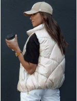 Dámská prošívaná vesta HOLO béžová FashionStreet TY4520