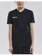 Craft Teamwear Squad Go Jersey Solid Jr Dětské sportovní tričko s výstřihem do V 82.5582 black Craft Teamwear Squad Go Jersey Solid Jr Dětské sportovní tričko s výstřihem do V 82.5582 black