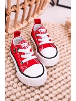 Dětské Klasické Tenisky Nízké BIG STAR HH374196 červené