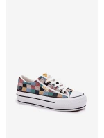 Vzorované Dámské Tenisky Na Platformě Lee Cooper LCW-25-31-3441L Multikolor Vzorované Dámské Tenisky Na Platformě Lee Cooper LCW-25-31-3441L Multikolor