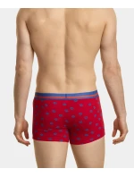 Pánské boxerky ATLANTIC 2Pack - modrá/červená Pánské boxerky ATLANTIC 2Pack - modrá/červená
