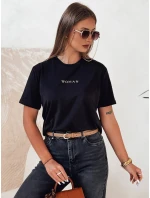 Dámské tričko WOMAN černé FashionStreet RY2554
