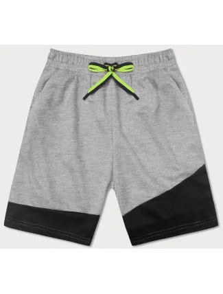 Šedé dvoubarevné pánské kraťasy (8K930-2) Šedé dvoubarevné pánské kraťasy (8K930-2)