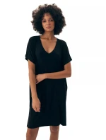 Dámská noční košilka 43041 Noves black - HENDERSON