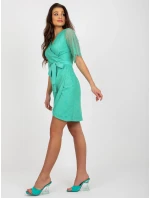 LK SK 508643 šaty.38X tyrkysová LK SK 508643 šaty.38X tyrkysová