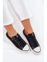 Dámské nízké tenisky Big Star – černé